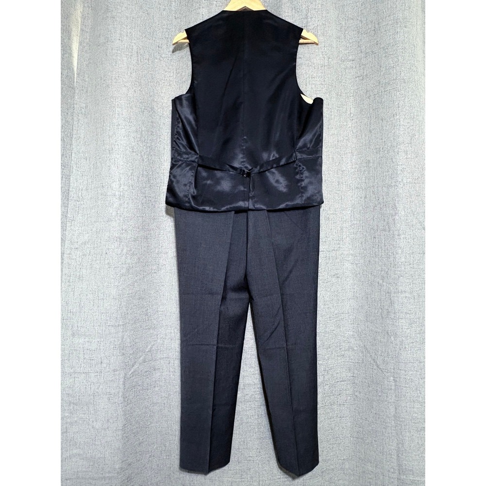 Kenneth Cole Vest Suit Pants Medium Gray Slim Fit Awareness Wool Career Office - Picture 2 of 9